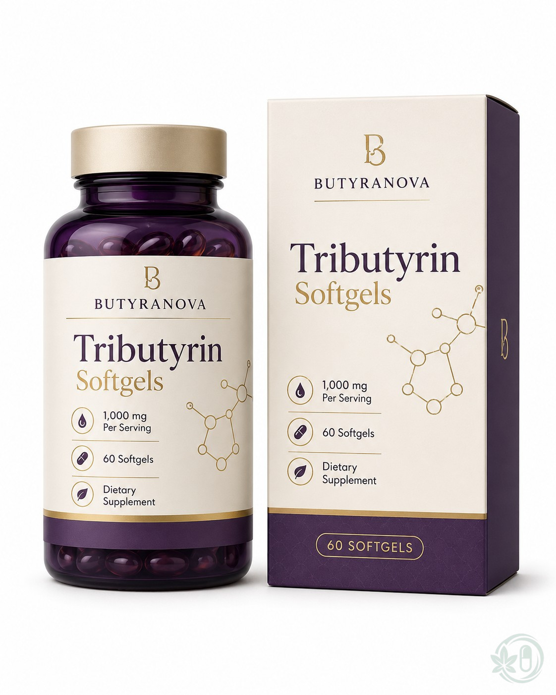 Butyranova Tributyrin Softgels